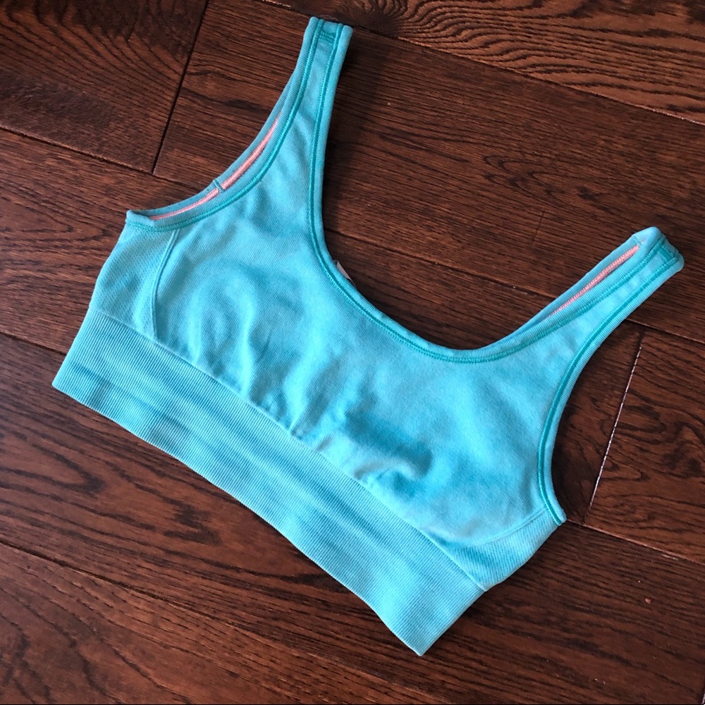 Ivivva Girls Teal Sports Bra Size 10